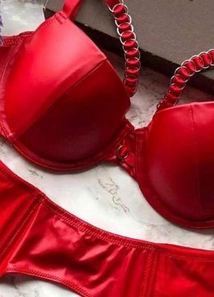 ⭐⭐⭐⭐⭐ комплект 🔥 нижньої білизни пуш ап , комплект нижньої білизни пуш ап шкіряний