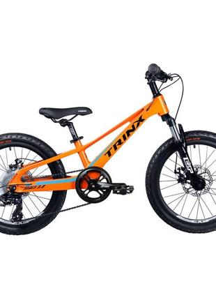 Подростковый велосипед 20" trinx seals 3.0 2022 orange-black-blue (10700156)