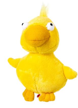 Игрушка для собак утка с пищалкой gigwi plush, плюш, искусственный / ткань, мтх, 11 см