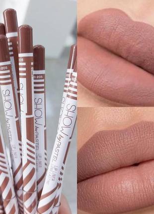 Олівець для губ pastel show by pastel long lasting lip liner pencil №2051 фото