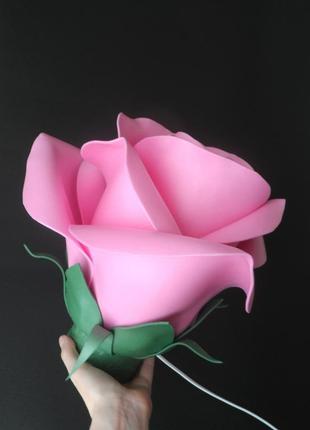 Світильник-троянда4 фото