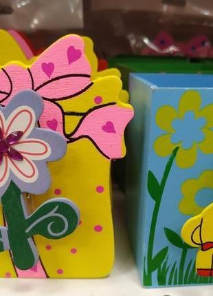 Стакан для ручек, деревянный