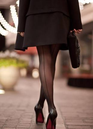 Колготки з швами сзаду