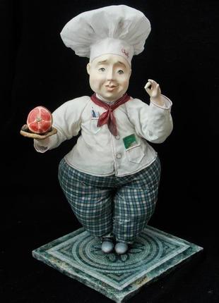 Авторська колекційна художня лялька «bon appétit»1 фото