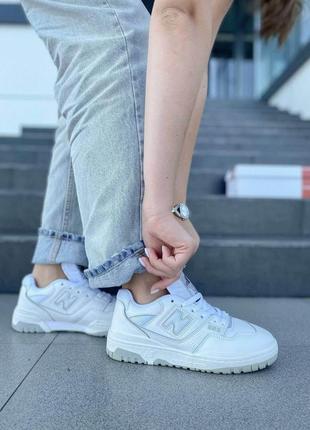 New balance 550 white grey3 фото