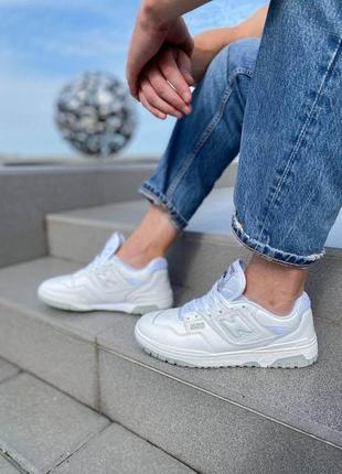 New balance 550 white grey6 фото