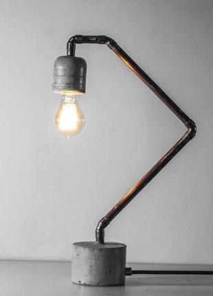 Настільна лампа "copper light"1 фото
