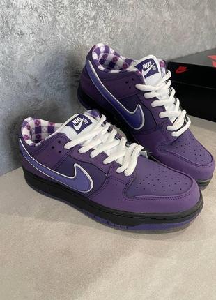 Nike sb dunk low purple lobster10 фото