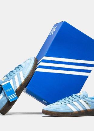Adidas spezial handball blue8 фото