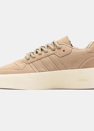 Adidas forum 86 x fear of god biege1 фото