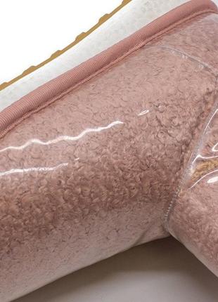 Пудровые дутики угги ботинки зимние сапоги2 фото