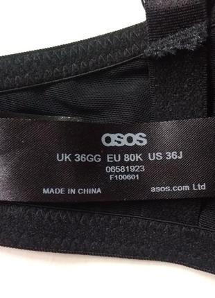 36gg 80k/85h asos новый шикарный кружевной бюстгальтер балконет10 фото