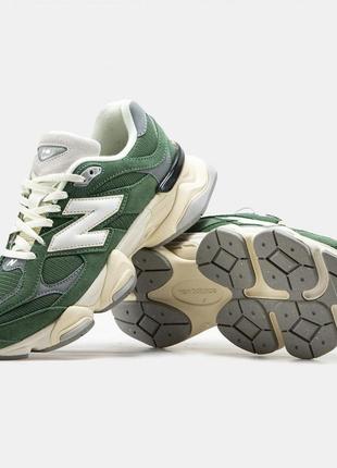 New balance 9060 green beige9 фото