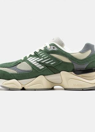 New balance 9060 green beige6 фото