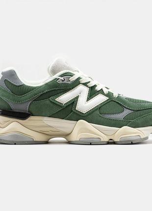 New balance 9060 green beige5 фото