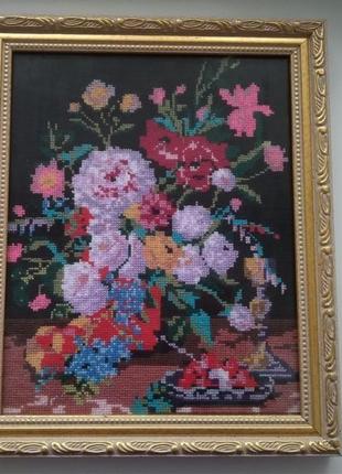 Картина "цветочный натюрморт"