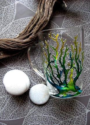 Чашка с коралами