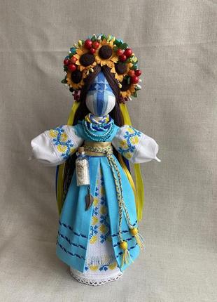 Лялька мотанка, лялька оберіг, ручної роботи, висота 33-35 см. чудовий подарунок, під замовлення.1 фото