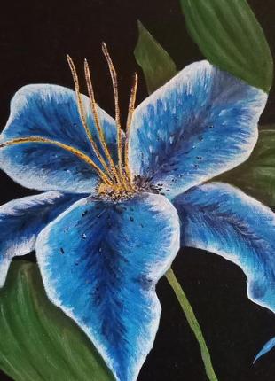 Картина ручной работы "весенний цветок"2 фото