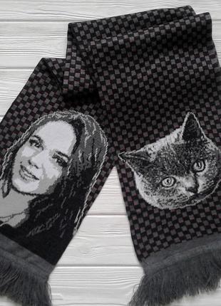Подарунковий шарф "кішечки"