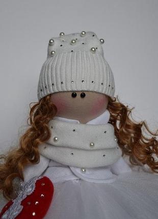 Интерерная кукла"белоснежка" текстильная интерьерная кукла2 фото