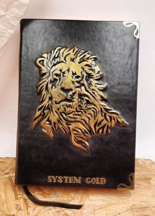 Блокнот "gold lion"