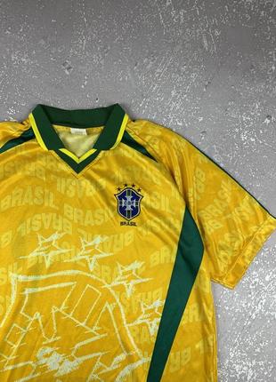 Brazil jersey vintage винтажная футбольная футболка джерси umbro2 фото