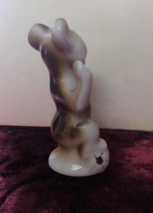 Статуэтка фигурка ссср олимпийский мишка футболист динамо.