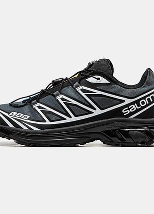 Salomon xt- 6 soft ground black white