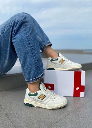 New balance 550 aime leon dore natural green6 фото