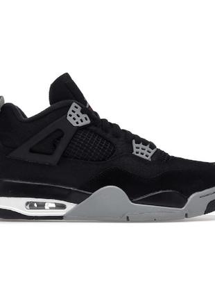 Nike jordan 4 retro se black canvas