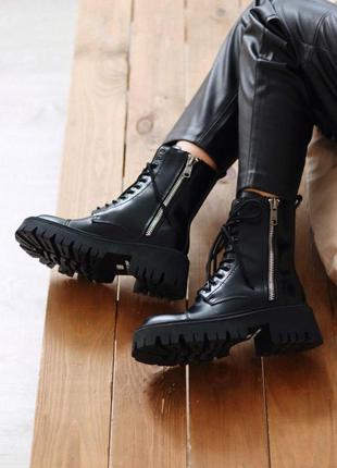 Balenciaga boots tractor black 2