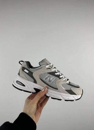 New balance 530 grey matter harbor grey4 фото