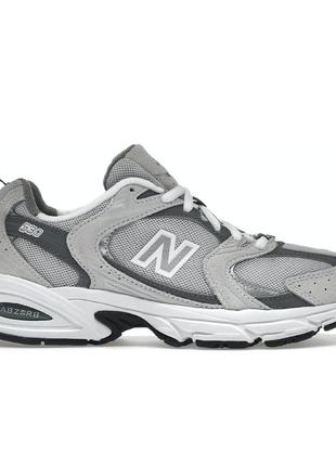 New balance 530 grey matter harbor grey1 фото