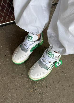 Asics gel-spotlyte low v2 white green4 фото