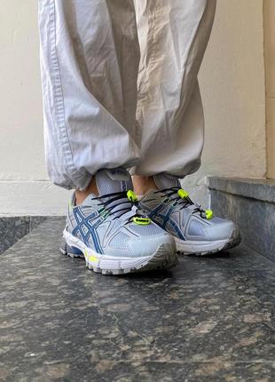 Asics gel-kahana 8 grey blue4 фото