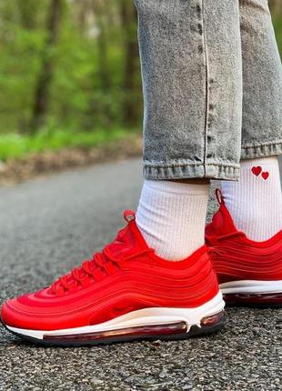 Nike air max 97 red1 фото