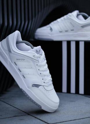 Adidas drop step white grey 2.02 фото