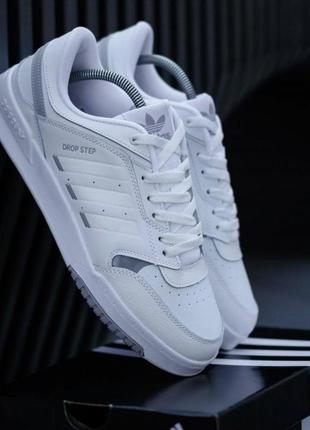 Adidas drop step white grey 2.04 фото