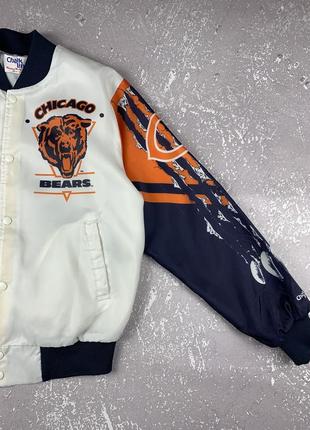 Chalk line nfl chicago bears vintage made in usa винтажный бомбер куртка сша4 фото