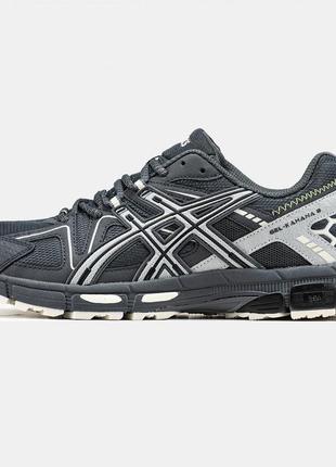 Asics gel-kahana 8 black grey1 фото