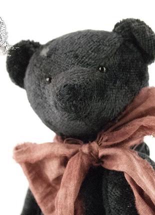 Black teddy bear2 фото