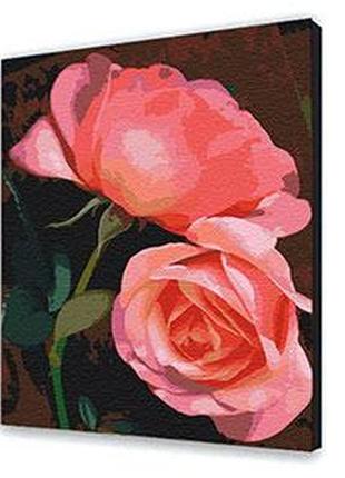 Картина по номерам розы совершенные краски 40х50 см арт-крафт 13109-ac