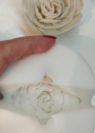 Силиконовая форма роза 🌹 для мыла3 фото