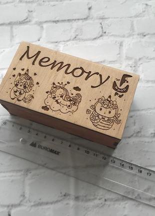 Настольная игра "мемори" "memory" "мемори" с изображением единорожек4 фото