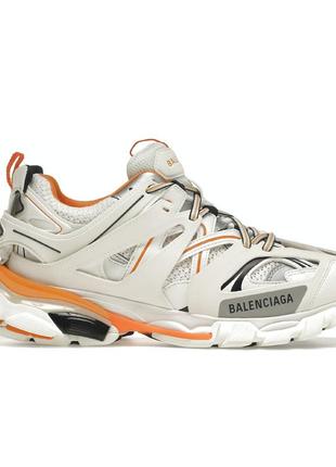 Balenciaga track white orange1 фото