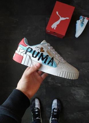 Puma cali white graffiti letter board7 фото