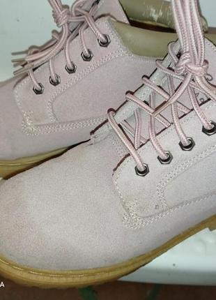 Новые фирменные ботинки  cotton traders 39р натуральный замш4 фото