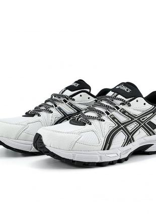 Asics gel-kahana 8 white black4 фото