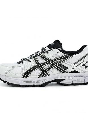 Asics gel-kahana 8 white black7 фото